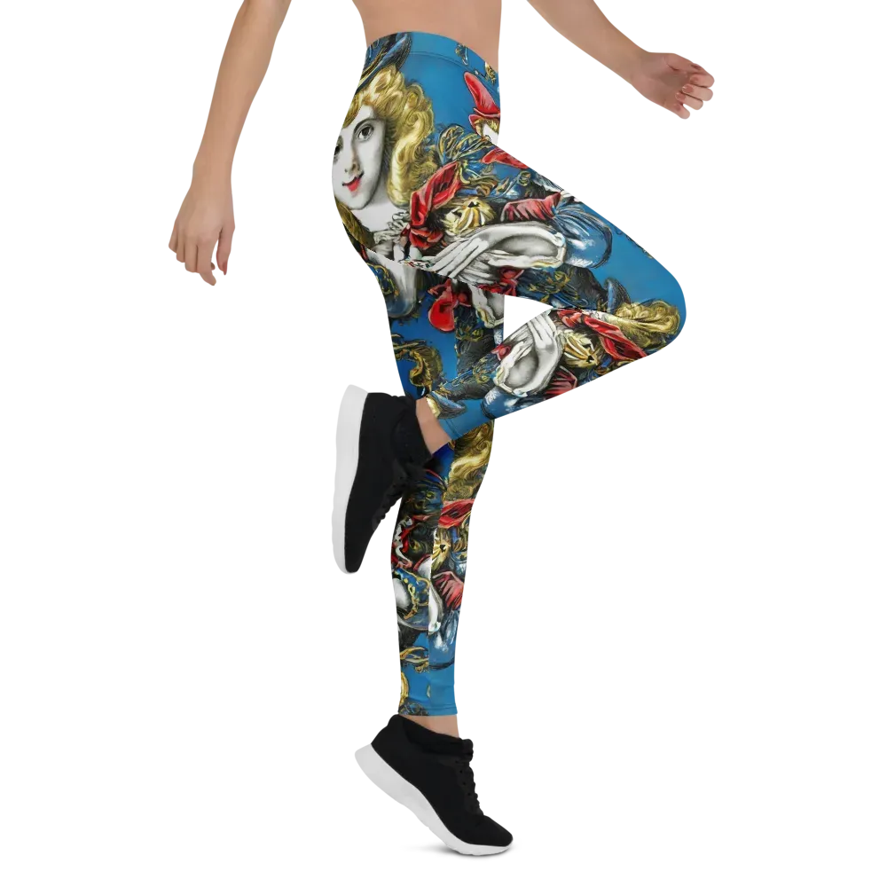 Masquerade Echoes on Leggings — Right