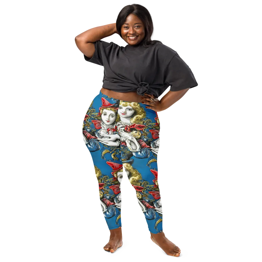 Masquerade Echoes on Leggings — Front