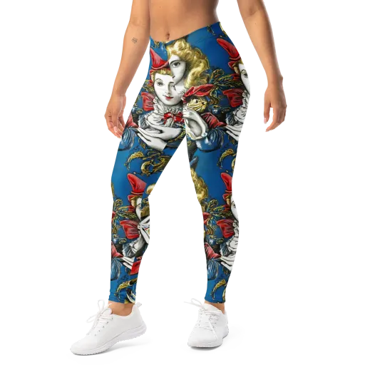 Masquerade Echoes on a Leggings