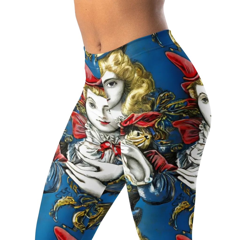Masquerade Echoes on Leggings — Left Front