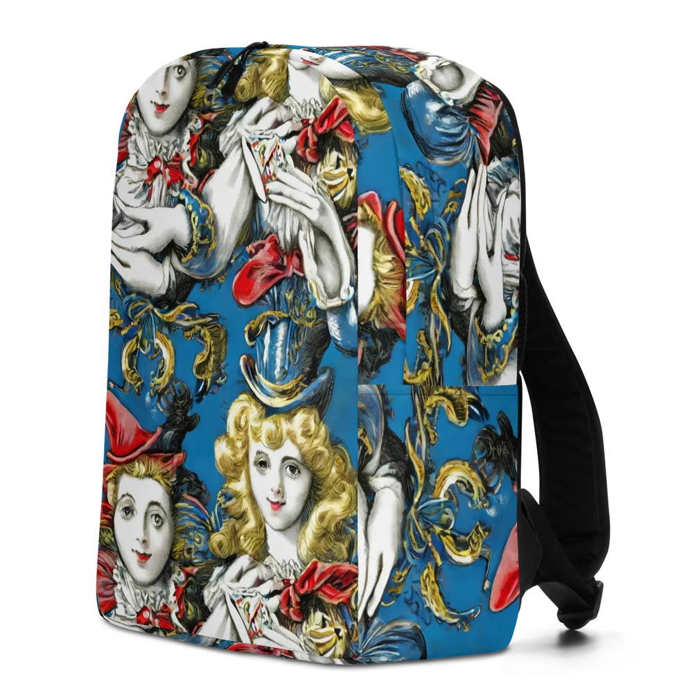Masquerade Echoes on Minimalist Backpack — Left