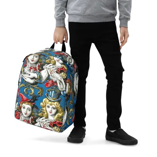 Masquerade Echoes on a Minimalist Backpack