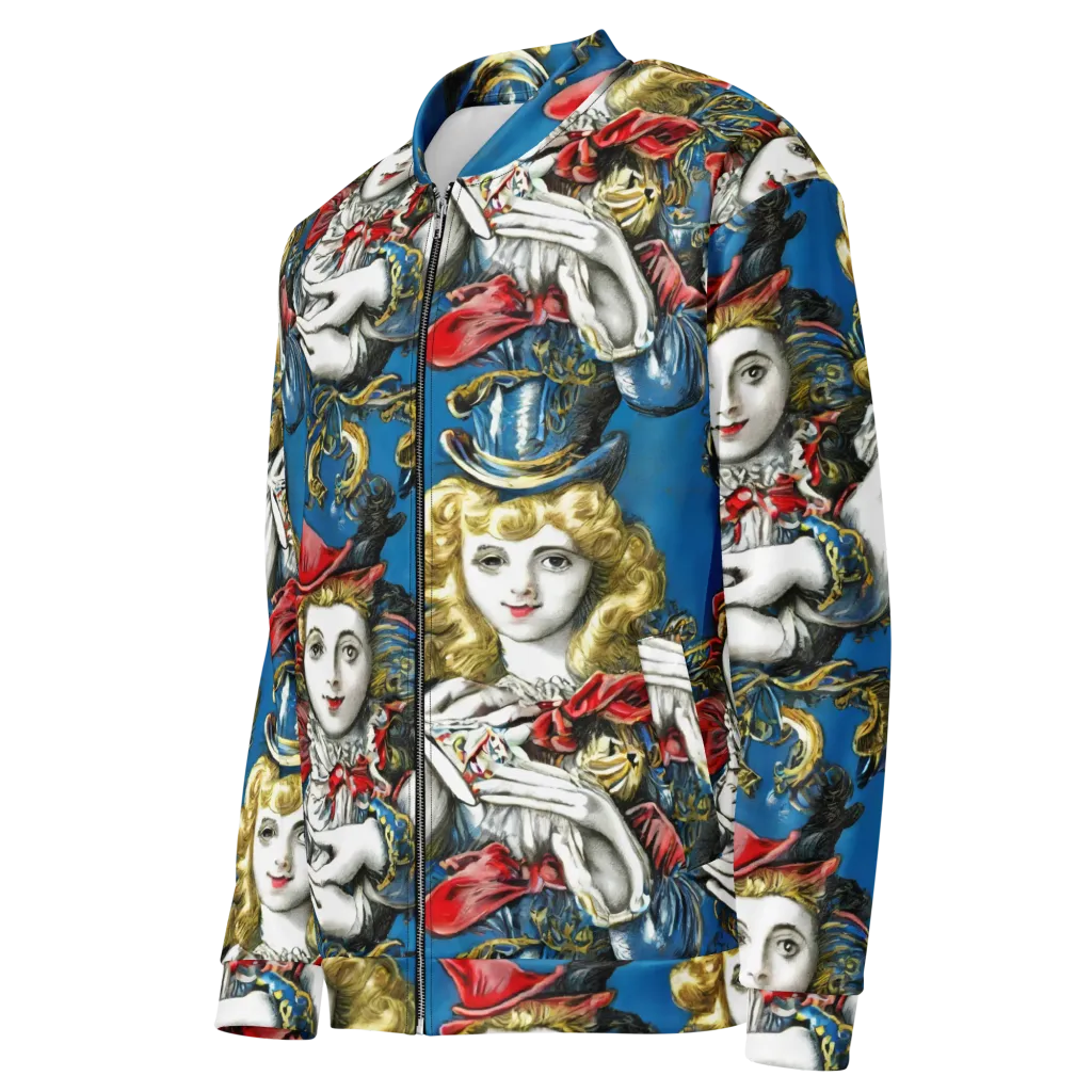Masquerade Echoes on Bomber Jacket — Left Front