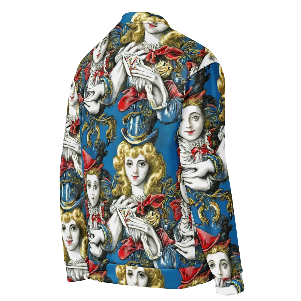 Masquerade Echoes on Bomber Jacket — Right Back