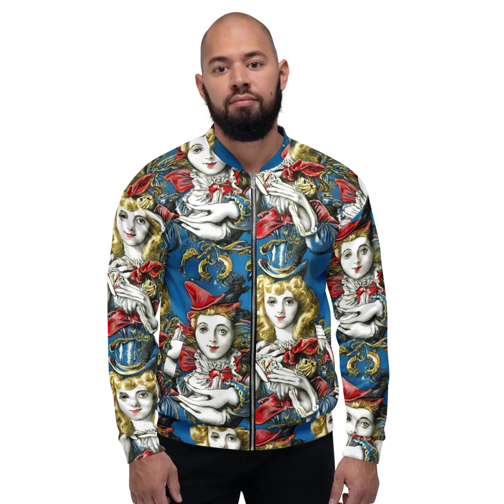 Masquerade Echoes on Bomber Jacket — Front