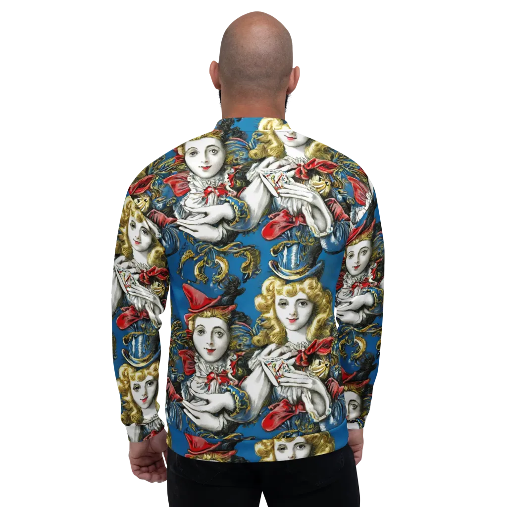 Masquerade Echoes on Bomber Jacket — Back