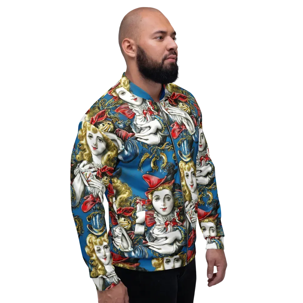 Masquerade Echoes on Bomber Jacket — Right