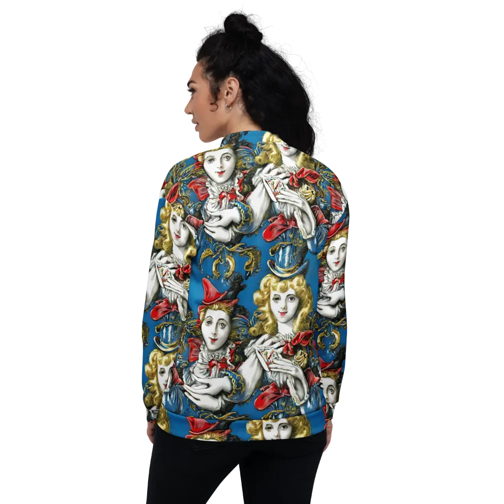 Masquerade Echoes on Bomber Jacket — Back