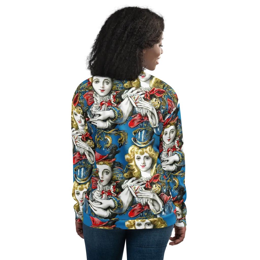 Masquerade Echoes on Bomber Jacket — Back