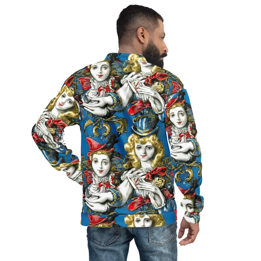 Masquerade Echoes on Bomber Jacket — Back