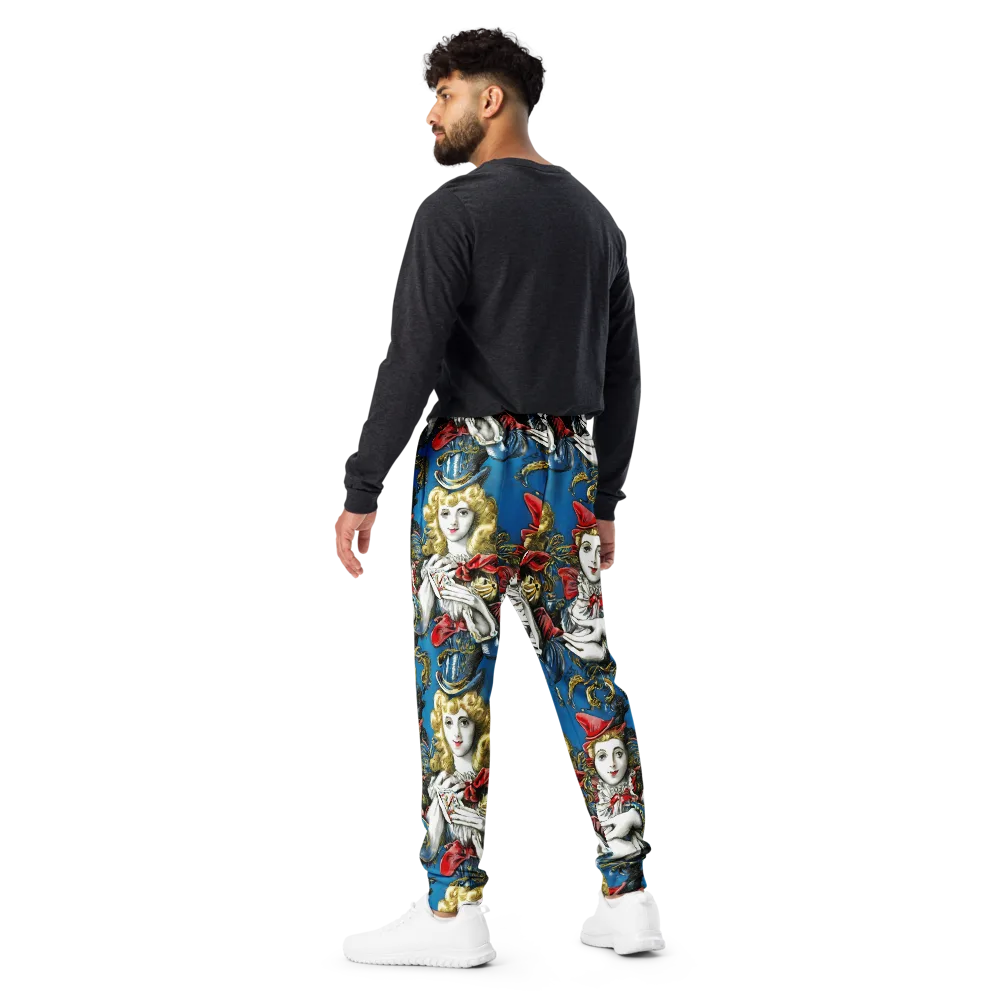 Masquerade Echoes on Men's Joggers — Back