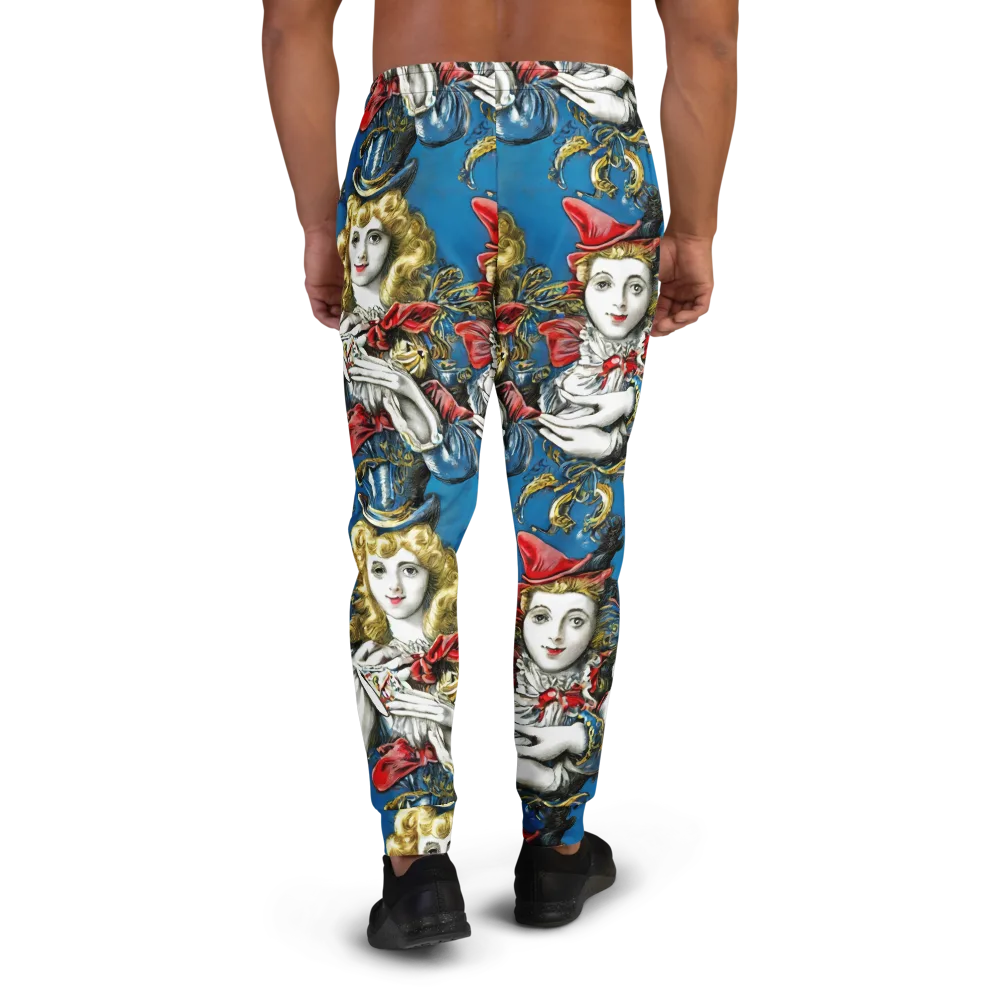 Masquerade Echoes on Men's Joggers — Back