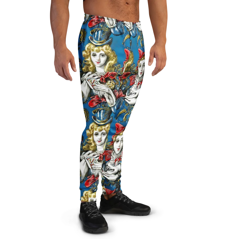 Masquerade Echoes on Men's Joggers — Right