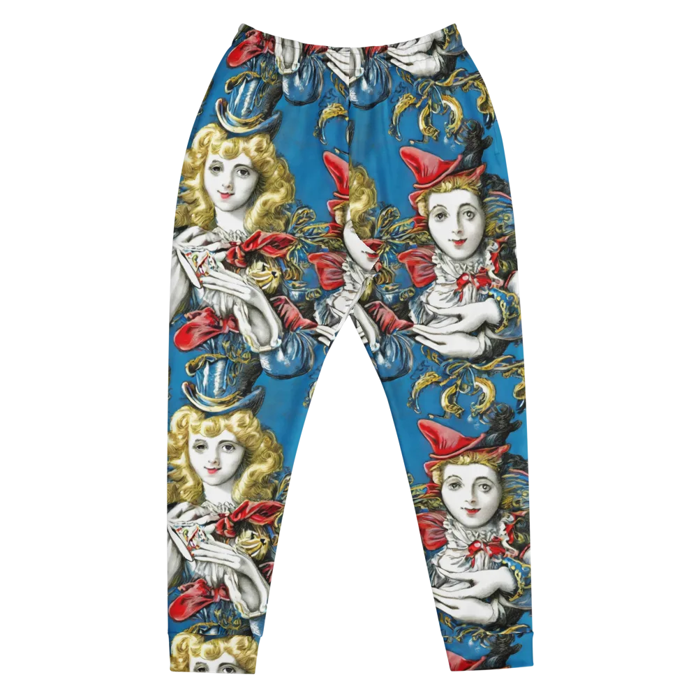 Masquerade Echoes on Men's Joggers — Front