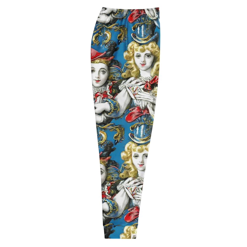 Masquerade Echoes on Men's Joggers — Right
