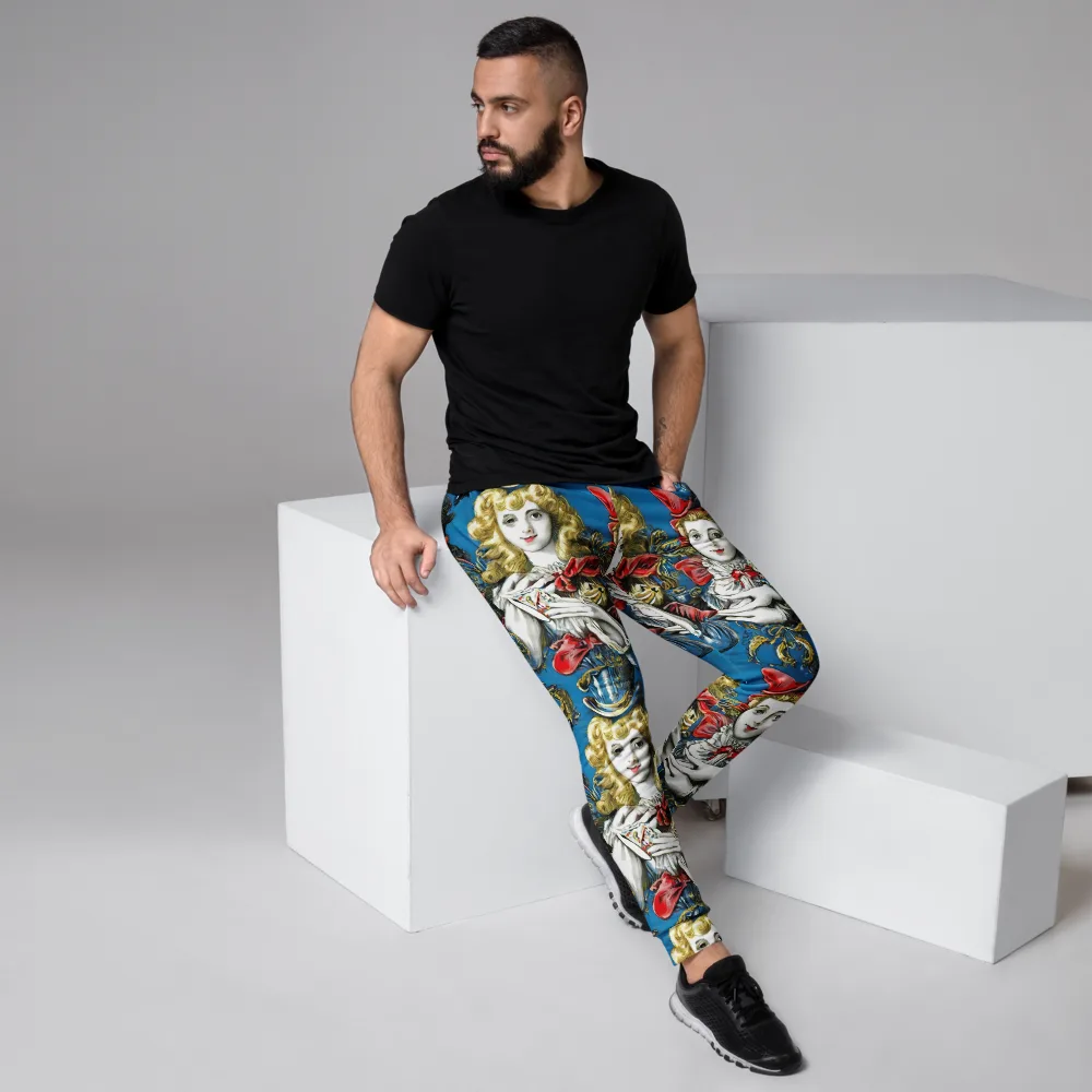 Masquerade Echoes on Men's Joggers — Right