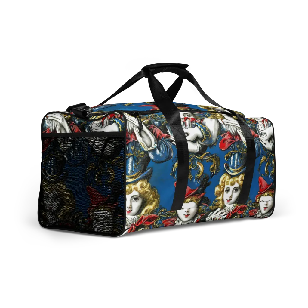 Masquerade Echoes on Duffle Bag — Right Front