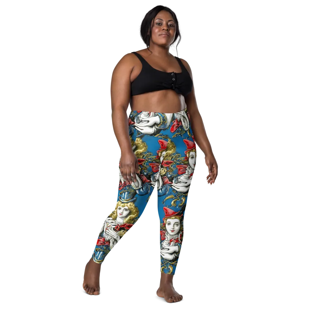 Masquerade Echoes on Leggings with Pockets — Front