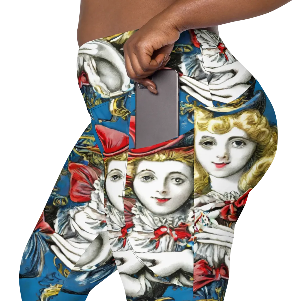 Masquerade Echoes on Leggings with Pockets — Product details 2