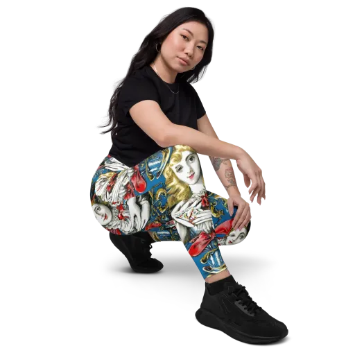Masquerade Echoes on a Leggings with Pockets