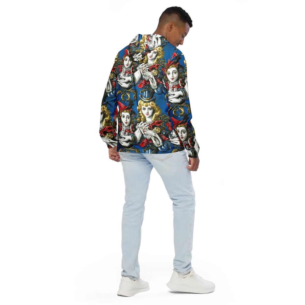 Masquerade Echoes on Men's Windbreaker — Back