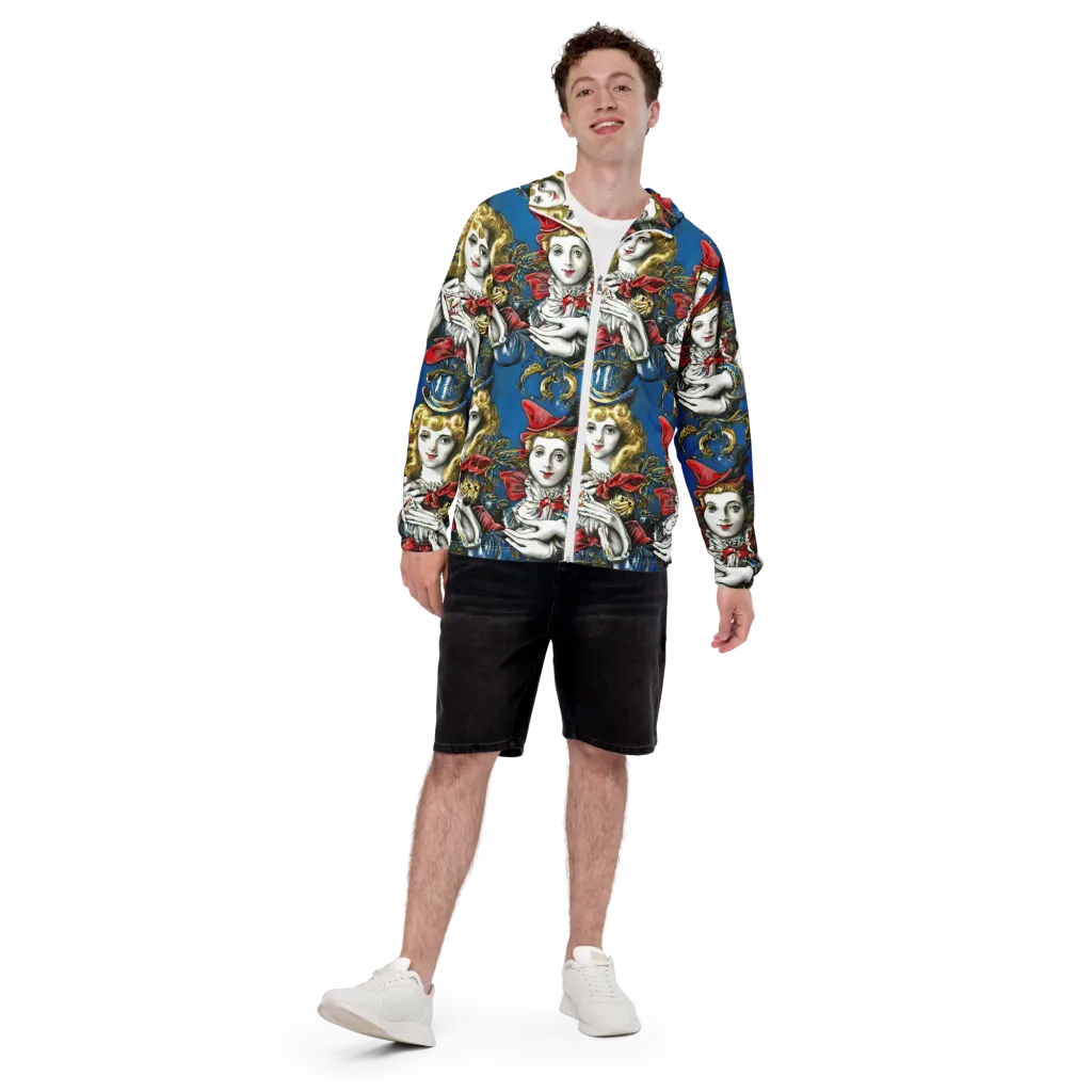 Masquerade Echoes on Men's Windbreaker — Front