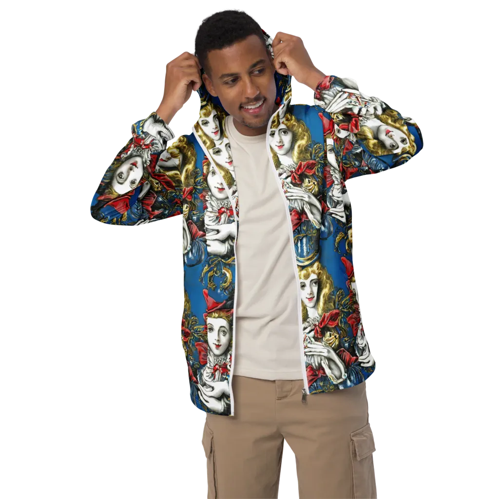Masquerade Echoes on Men's Windbreaker — Front