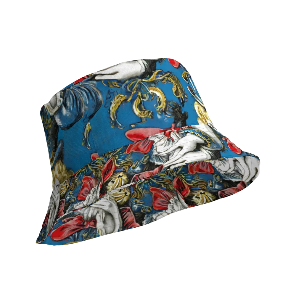 Masquerade Echoes on Reversible Bucket Hat — Product details Outside