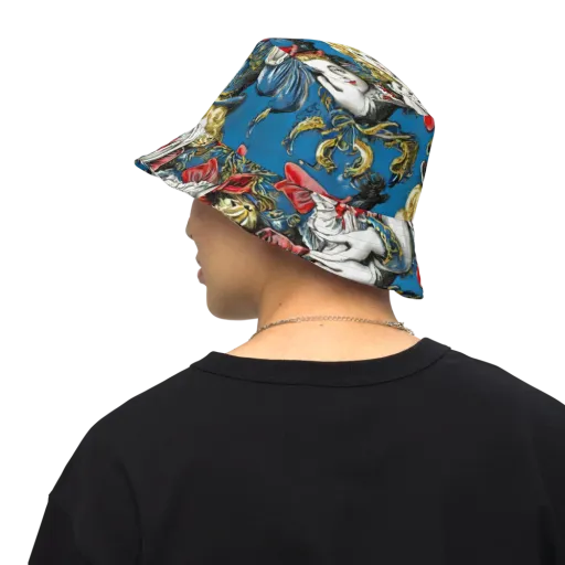 Masquerade Echoes on a Reversible Bucket Hat