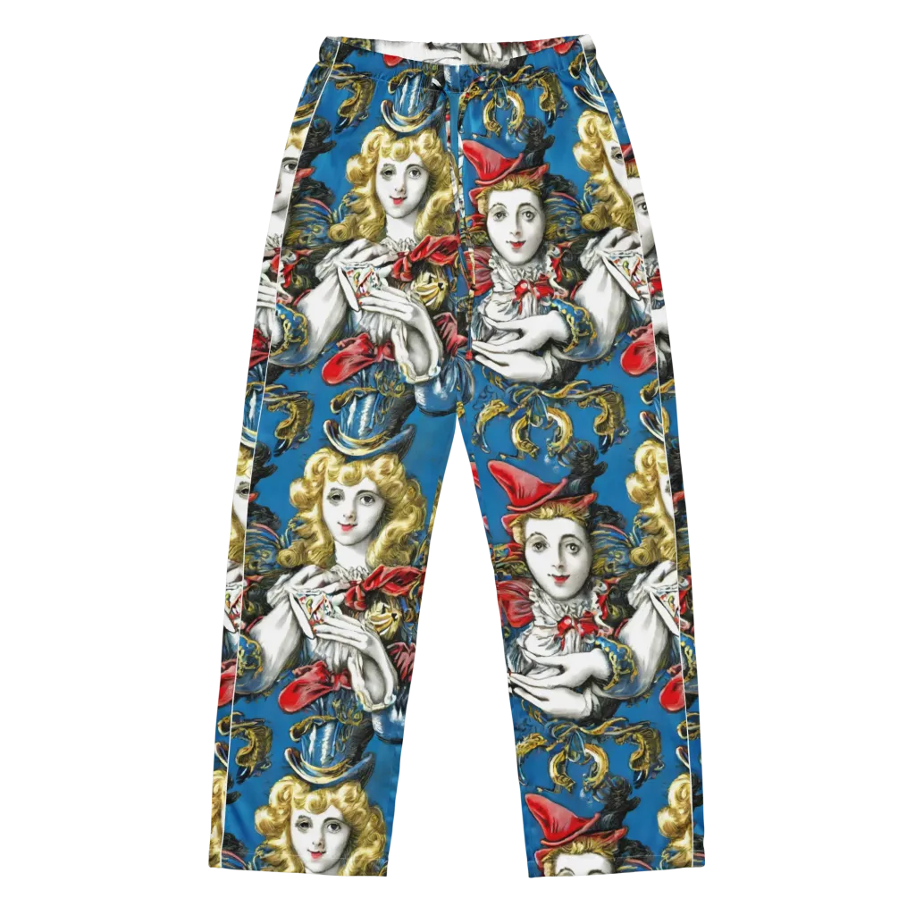 Masquerade Echoes on Women's Pajama Pants — Front