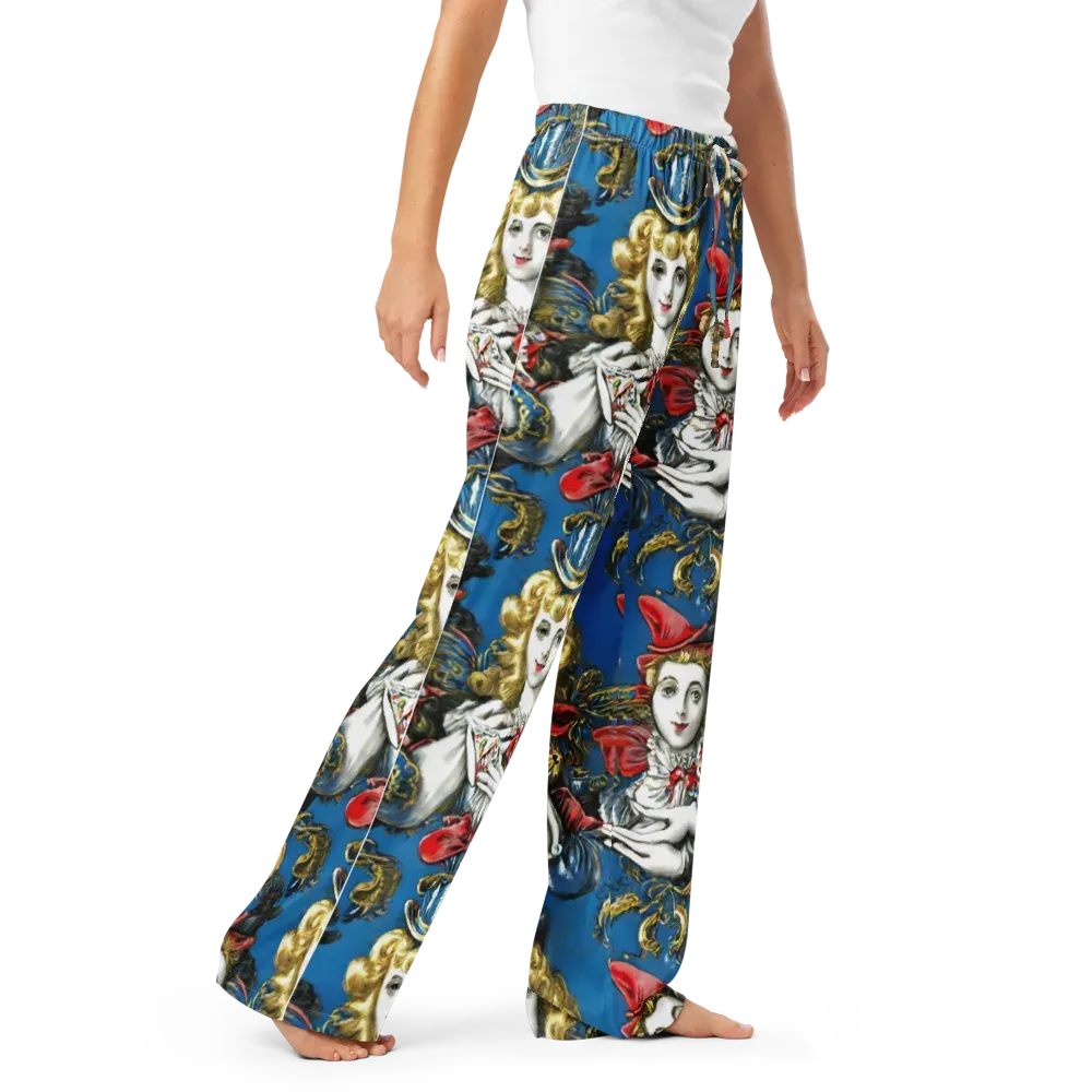 Masquerade Echoes on Women's Pajama Pants — Right Front