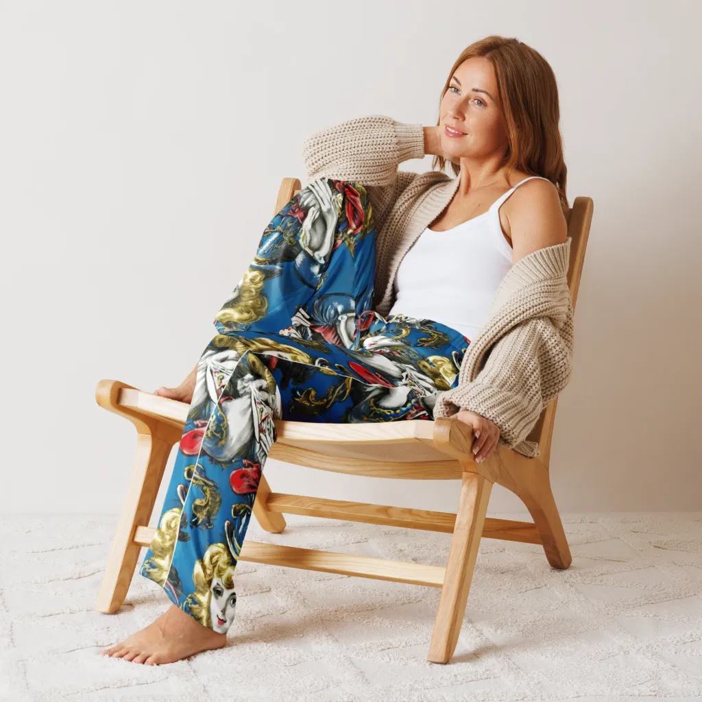 Masquerade Echoes on Women's Pajama Pants — Front