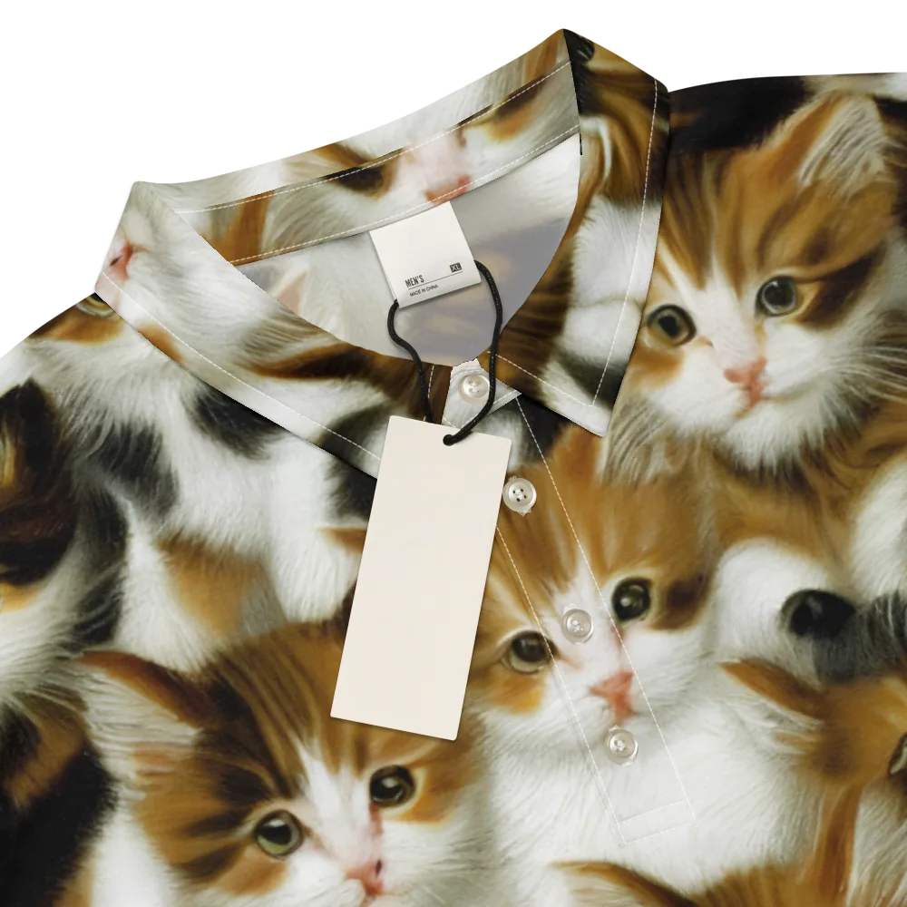Cuddle Chaos on Men's Slim Fit Polo Shirt — Product details