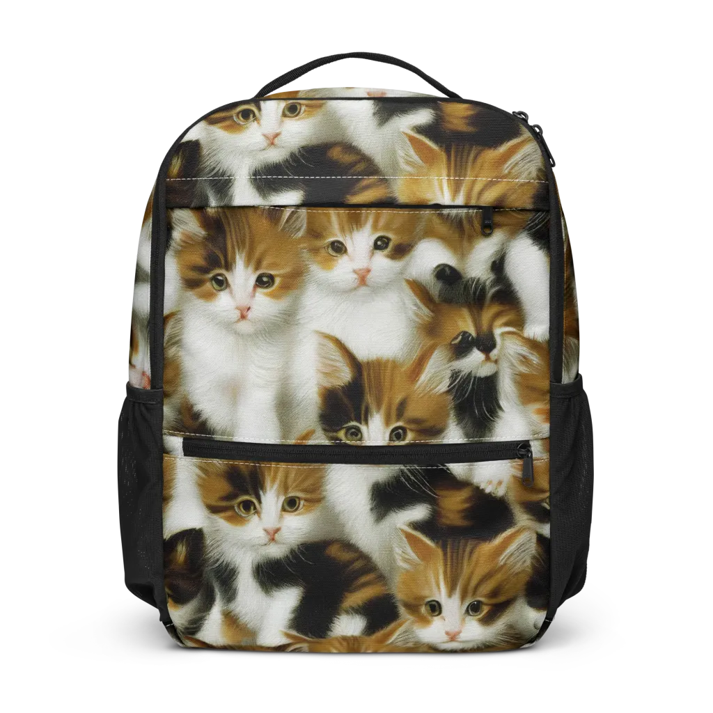 Cuddle Chaos on Utility Backpack — Front