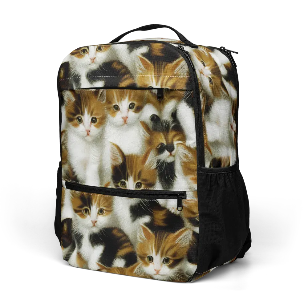 Cuddle Chaos on Utility Backpack — Left Front