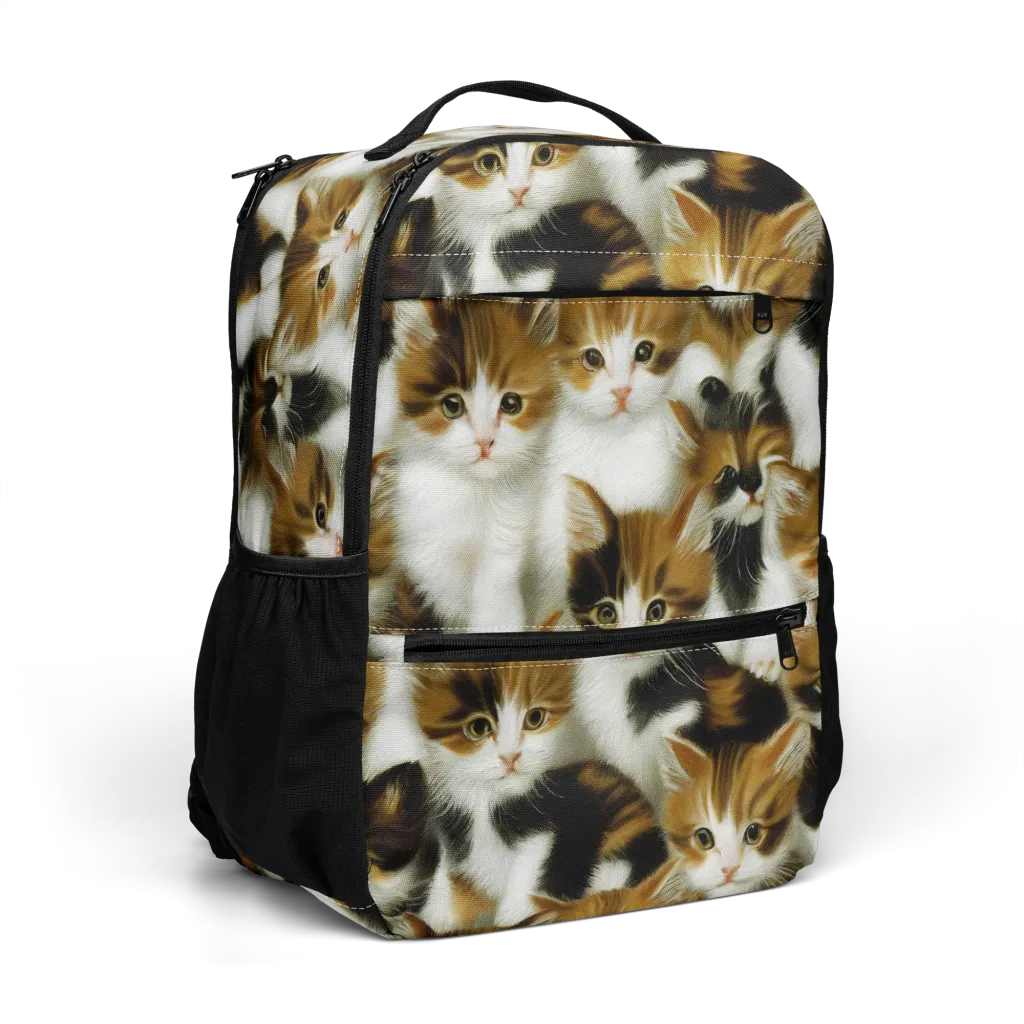 Cuddle Chaos on Utility Backpack — Right Front