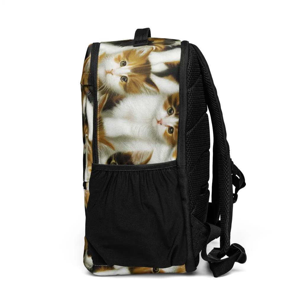Cuddle Chaos on Utility Backpack — Left
