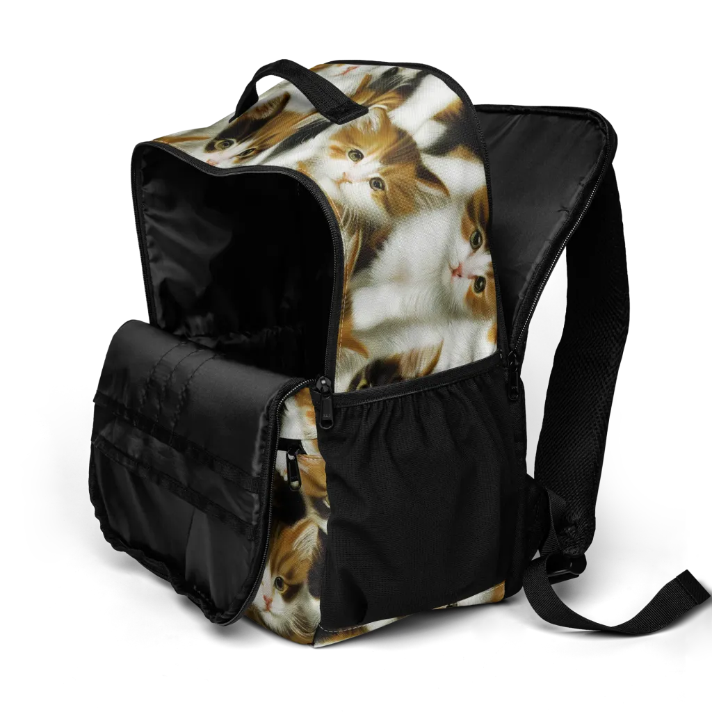 Cuddle Chaos on Utility Backpack — Product details 2