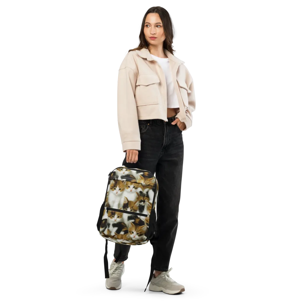Cuddle Chaos on Utility Backpack — Front
