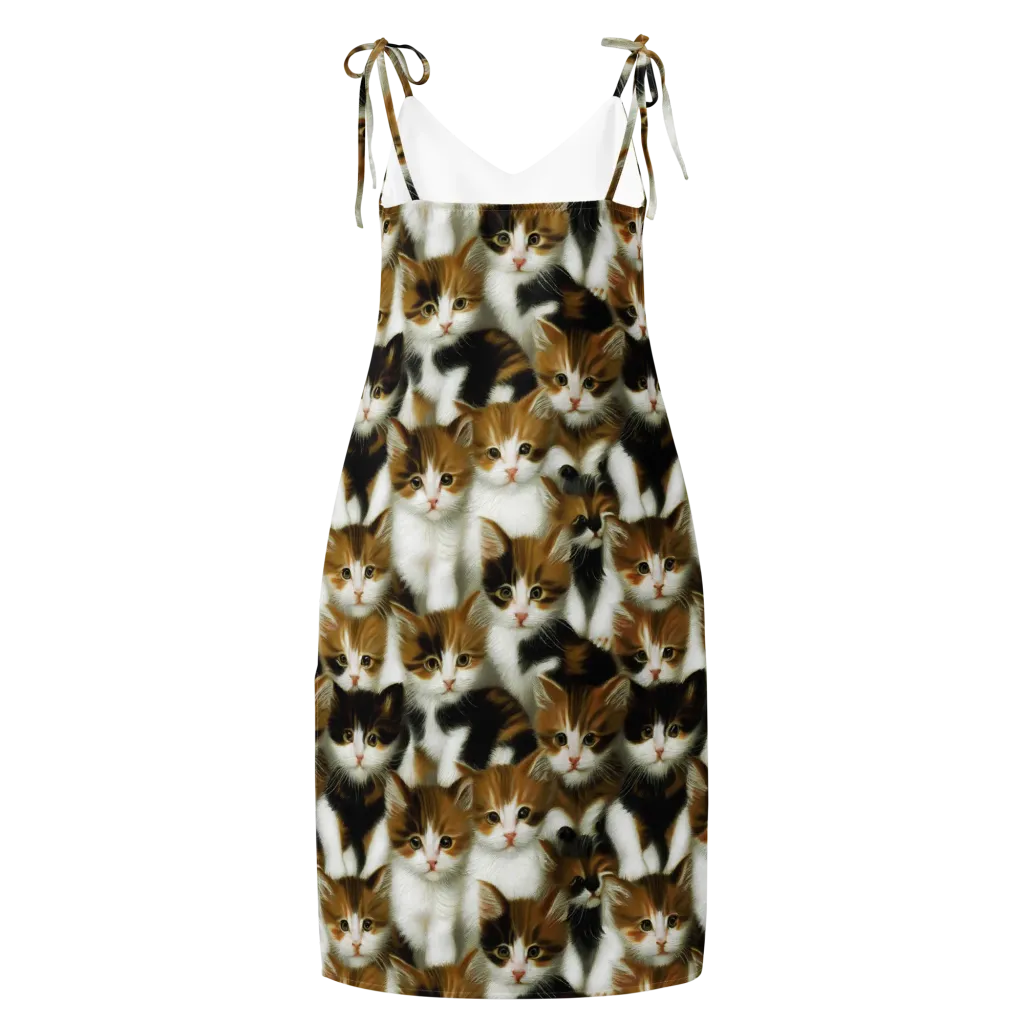 Cuddle Chaos on Slip Dress — Back