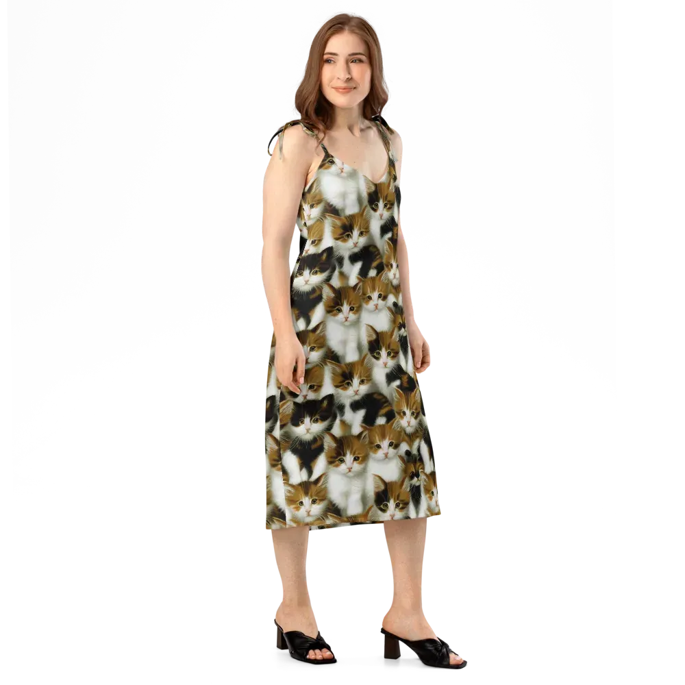 Cuddle Chaos on Slip Dress — Right Front