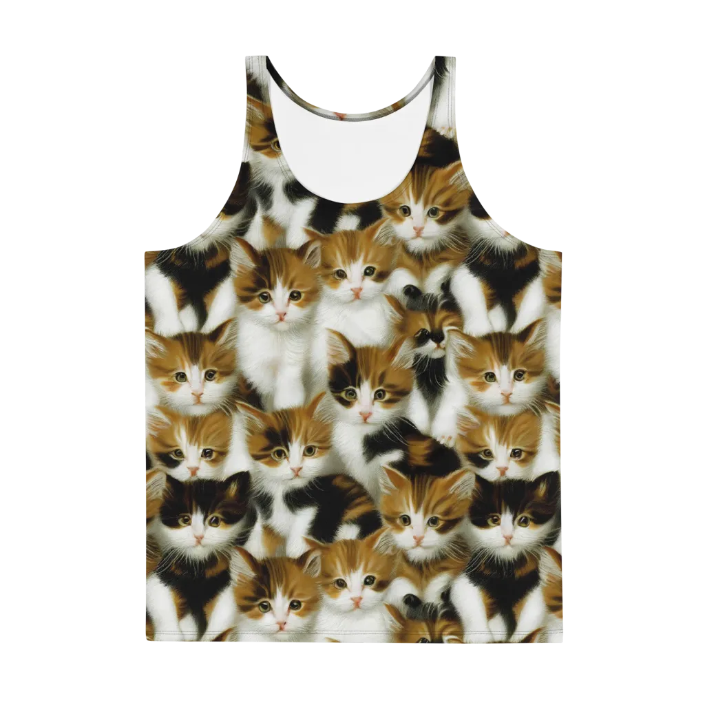 Cuddle Chaos on Men's Tank Top — Front