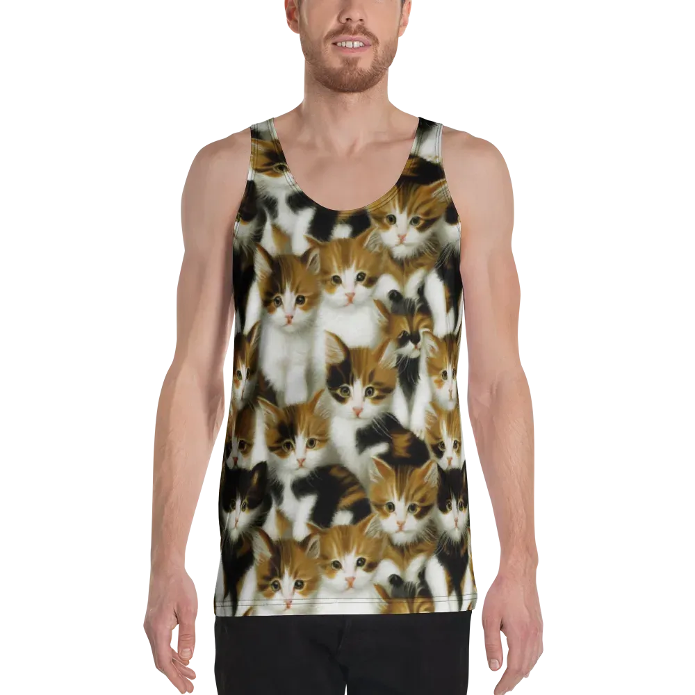 Cuddle Chaos on Men's Tank Top — Front