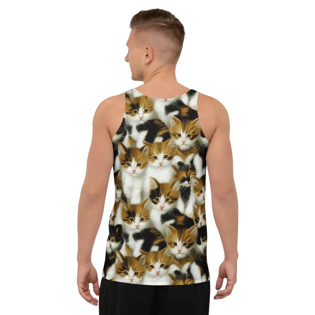 Cuddle Chaos on Men's Tank Top — Back