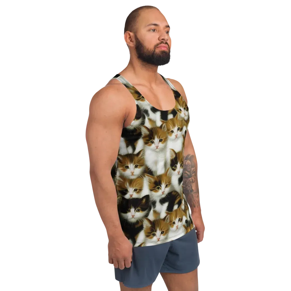 Cuddle Chaos on Men's Tank Top — Right Front