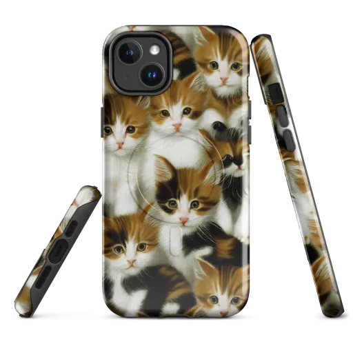 Cuddle Chaos on a MagSafe Tough Case for iPhone®