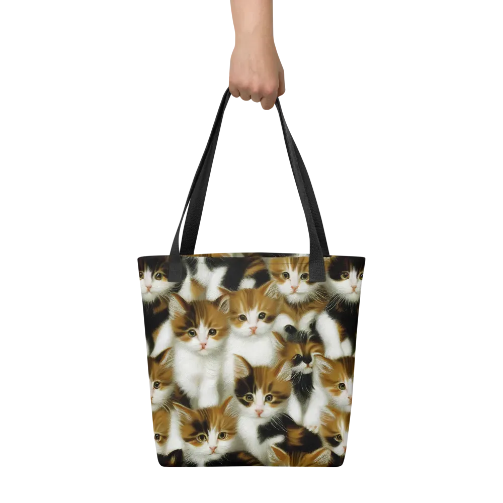 Cuddle Chaos on Tote Bag — Front