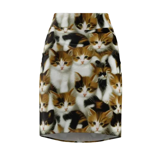 Cuddle Chaos on a Pencil Skirt