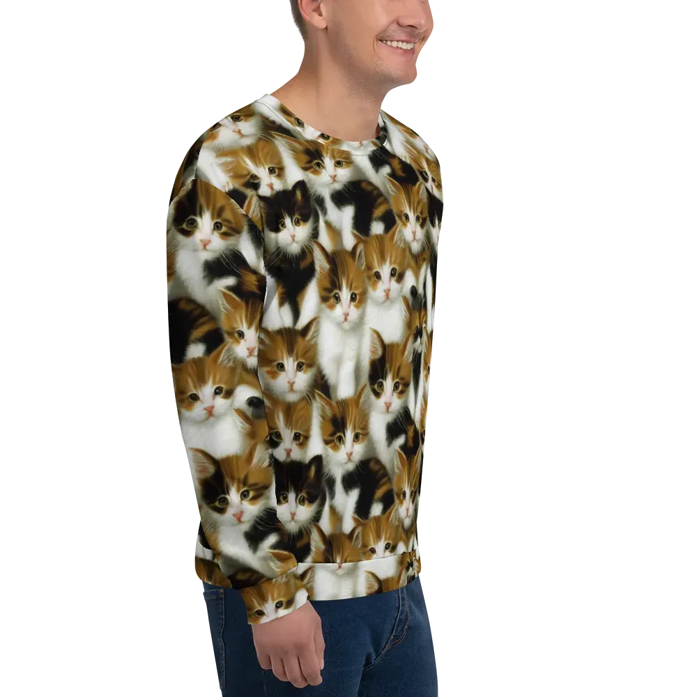 Cuddle Chaos on Sweatshirt — Right Front