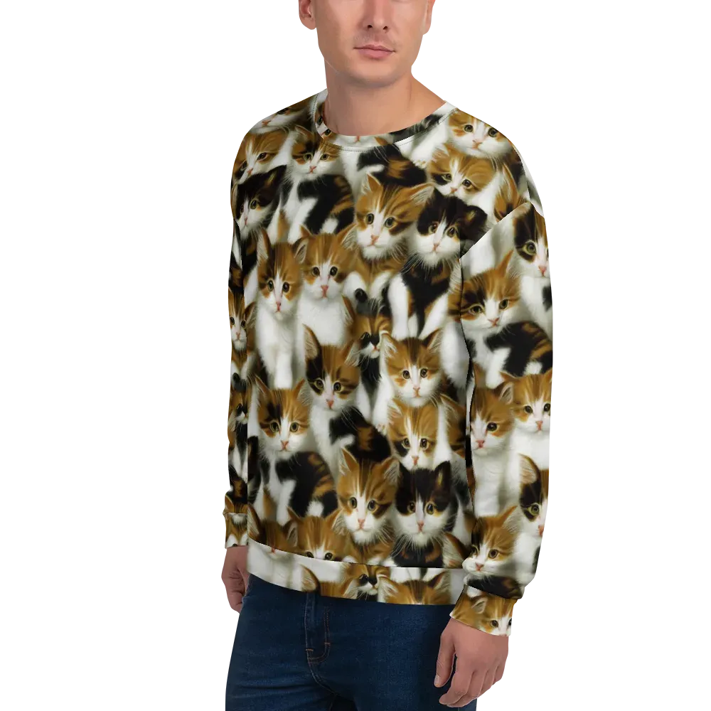 Cuddle Chaos on Sweatshirt — Left Front